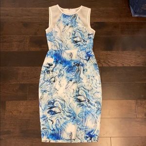 Beautiful scuba material dress